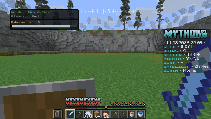 Duell in der Arena: Sword/UHC-Kampf