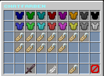 Kosmetik Chat-Farben
